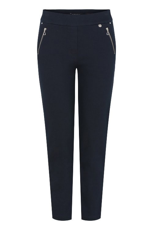 Robell buks med bred elastik i taljen og lommer med lynlås - Billede 8