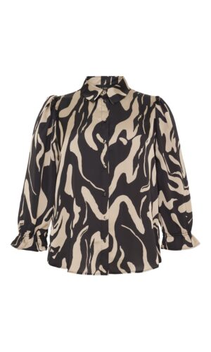 NO 1 BY OX skjorte med 3/4 ærmer