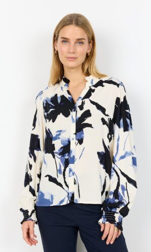 SoyaConcept skjorte med v-hals