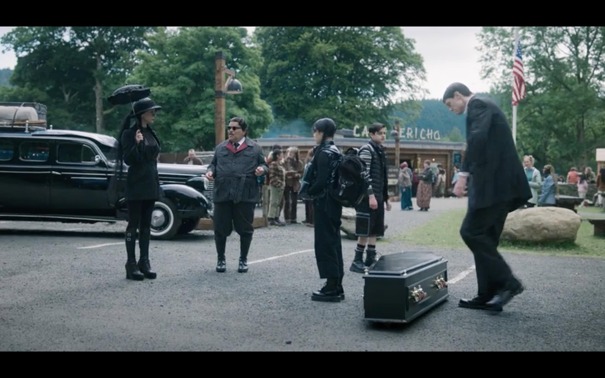 Wednesday filming location Wicklow Ireland