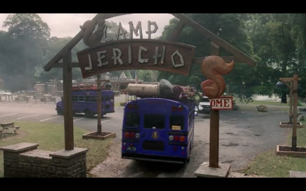 Halloween Wednesday filming location Powercourt Waterfall