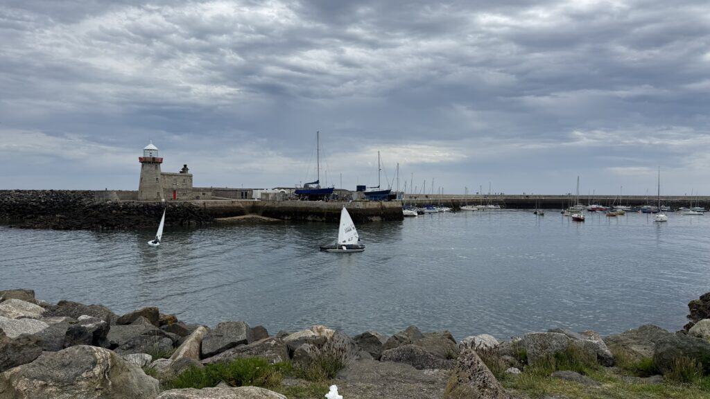 Howth Harbour Lighthouse and marina on a private day tour from Dublin