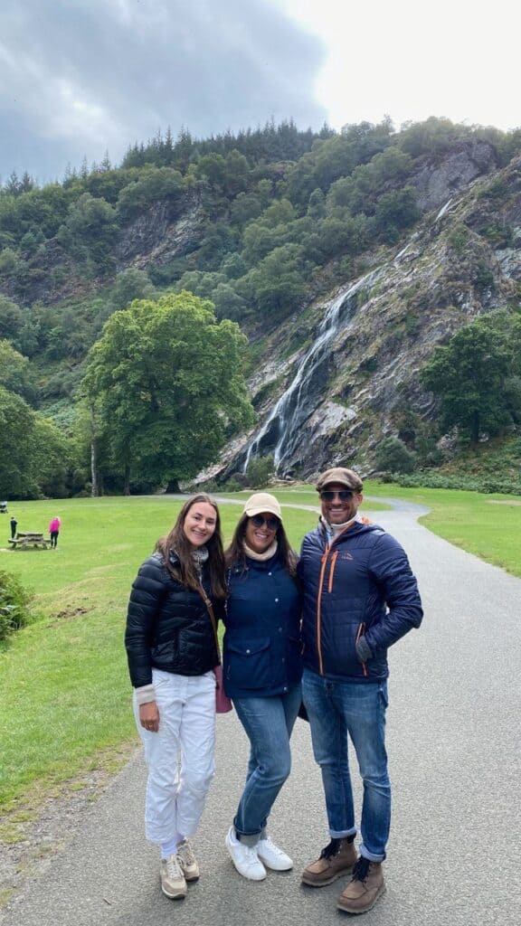 Powerscourt Waterfall on a Wicklow Mountains day tour