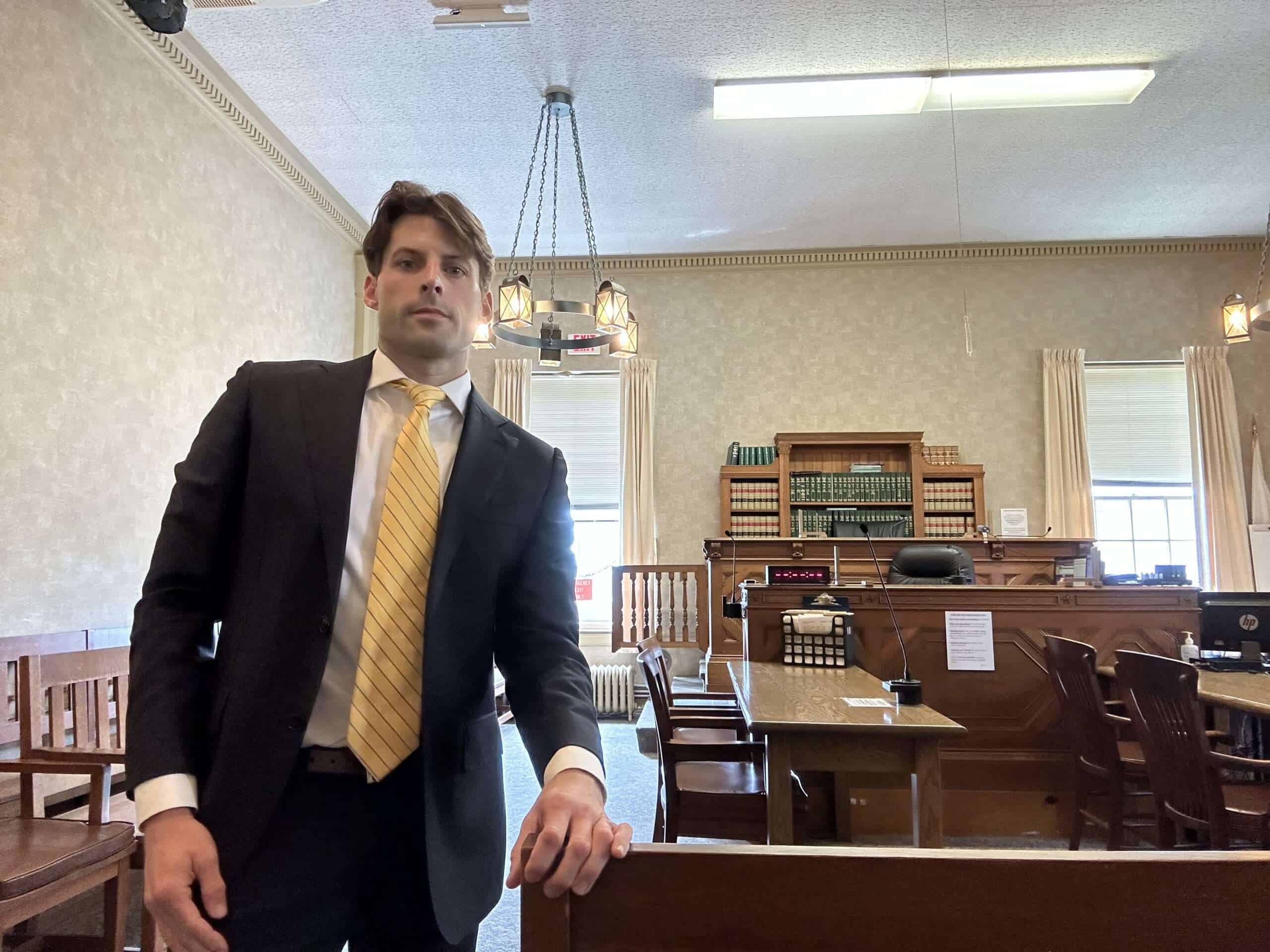 Attorney Finn Gavagan at Barnstable Superior Court, MA