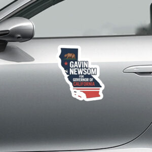 California Bear Sticker – Gavin Newsom for Governor Campaign Decal