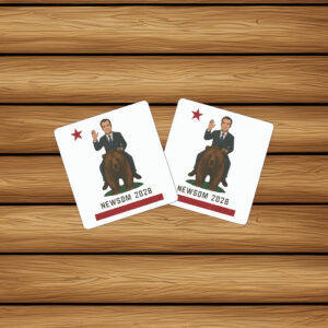 California Flag Gavin Newsom 2028 Sticker