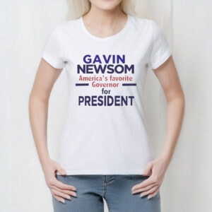 California Flag Gavin Newsom 2028 T-Shirt – Campaign Tee