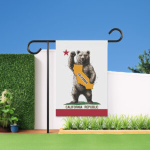 California Republic Democracy Garden Flag - Pro Gavin Newsom 2028 Flag
