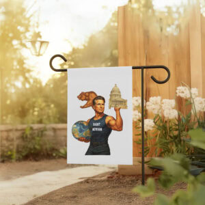 Daddy Newsom Meme Flag – Gavin Newsom Muscle Capitol Bear Banner