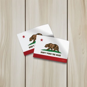 Don’t Poke The Bear Sticker