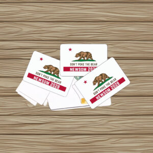 Don’t Poke the Bear Newsom 2028 Sticker