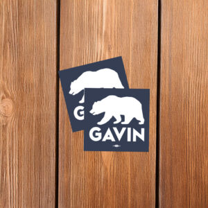 Gavin Bear Sticker
