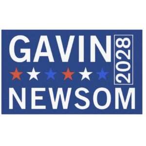 Gavin Newsom 2028 Car Magnet