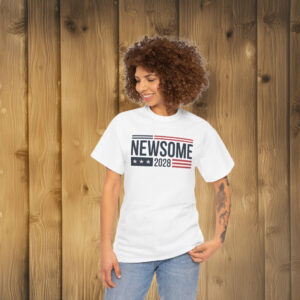 Gavin Newsom 2028 Patriotic Campaign T-Shirt