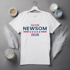 Gavin Newsom 2028 Shirt – Presidential Election Campaign T-Shirt