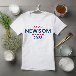 Gavin Newsom 2028 Shirt – Presidential Election Campaign T-Shirt