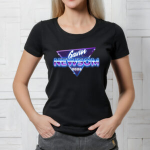 Gavin Newsom 2028 Shirt – Retro Newsom for President T-Shirt