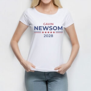 Gavin Newsom 2028 T-Shirt – California Campaign Tee