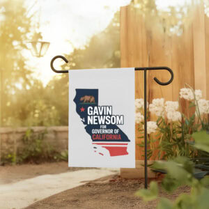 Gavin Newsom California Flag – Political Election Support Banner