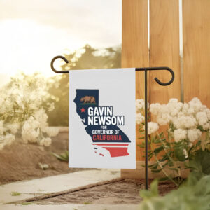 Gavin Newsom California Flag – Political Election Support Banner