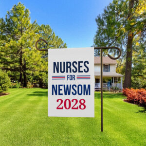 Nurses for Newsom 2028 Flag