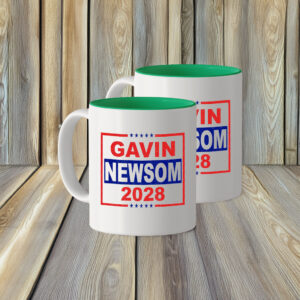 Presidential Election Political Campaign Coffee Cup, Gavin Newsom 2028 Mug