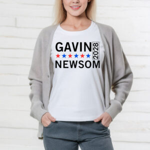 Vote Democrat, Gavin Newsom 2028 Presidential Shirt