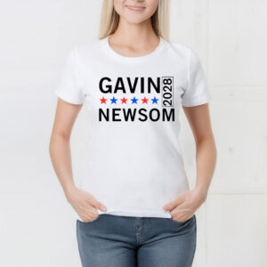Vote Democrat, Gavin Newsom 2028 Presidential Shirt