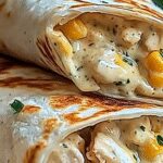 Quick Cheesy Chicken Wrap