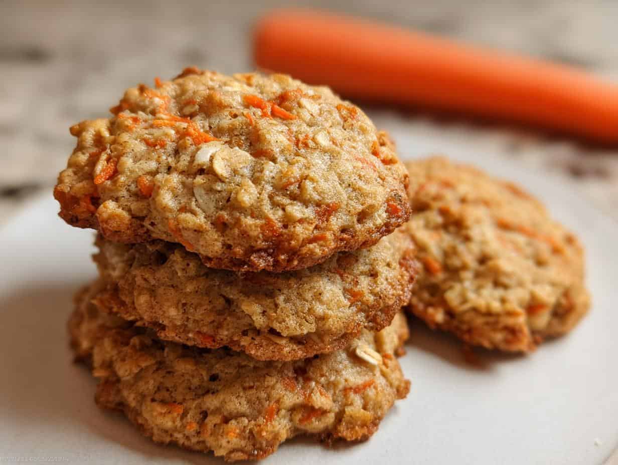 Carrot Cake Oatmeal Cookies