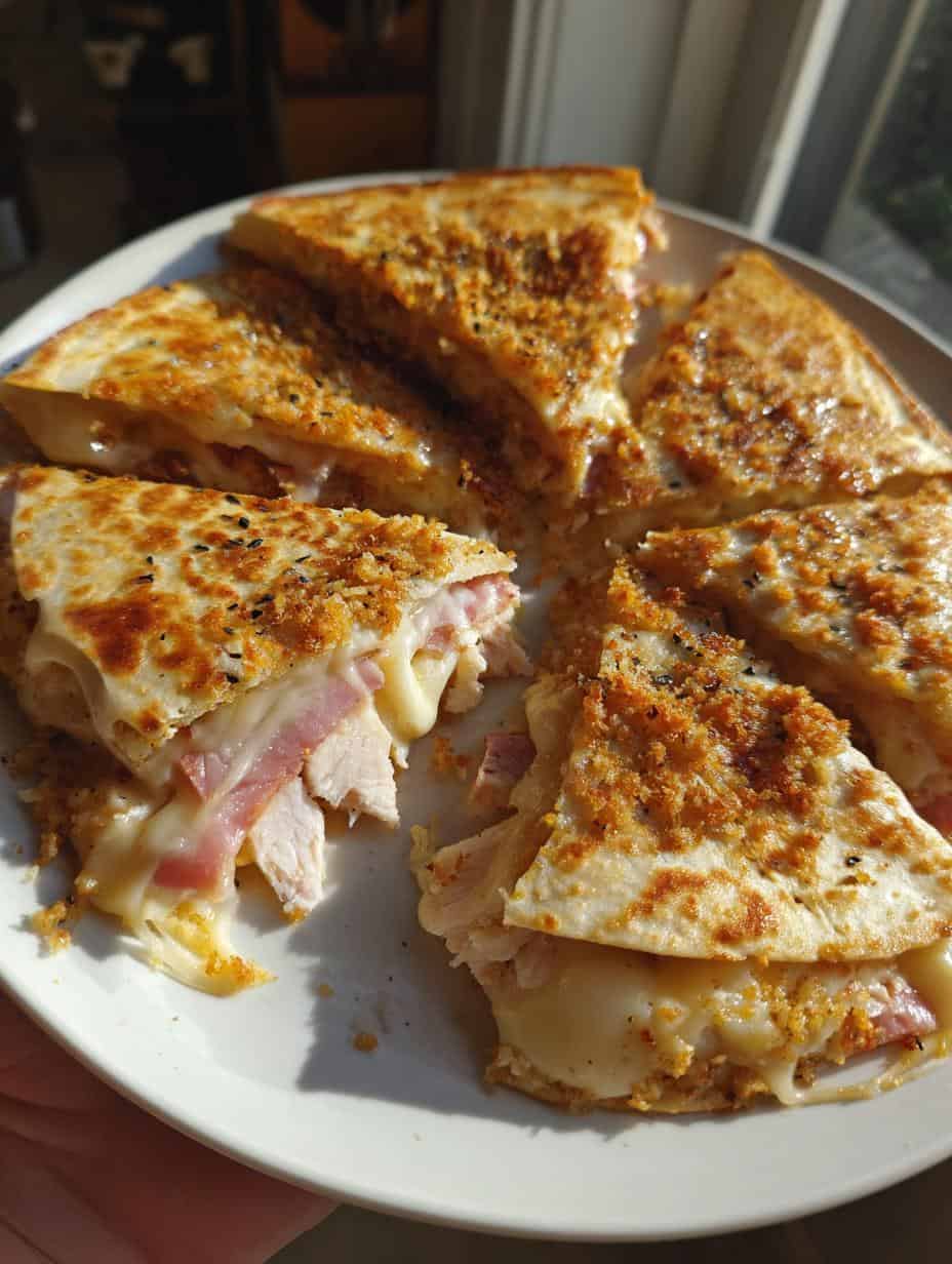 Chicken Cordon Bleu Quesadillas - detail 2