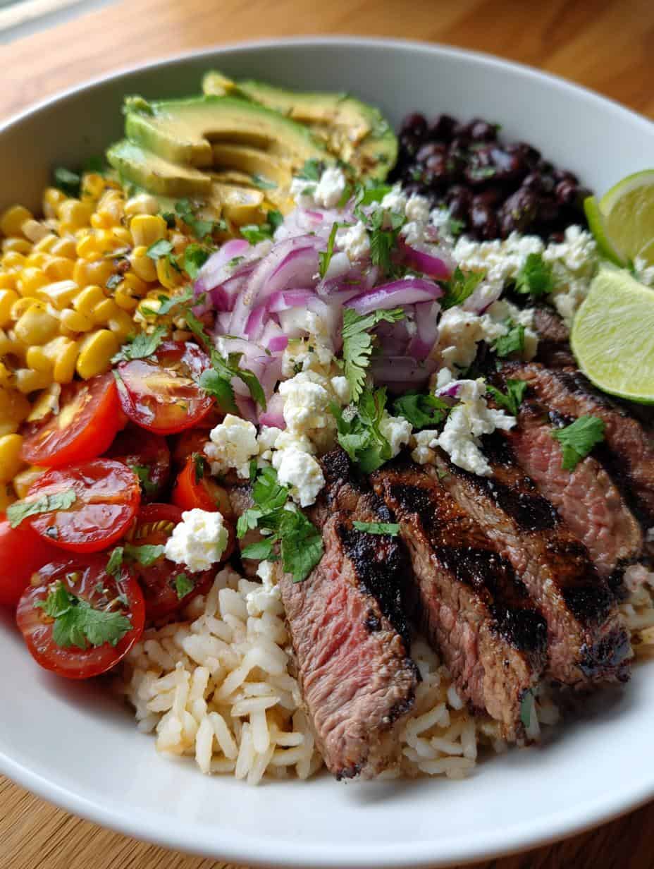 Cilantro Lime Steak Bowls - detail 1