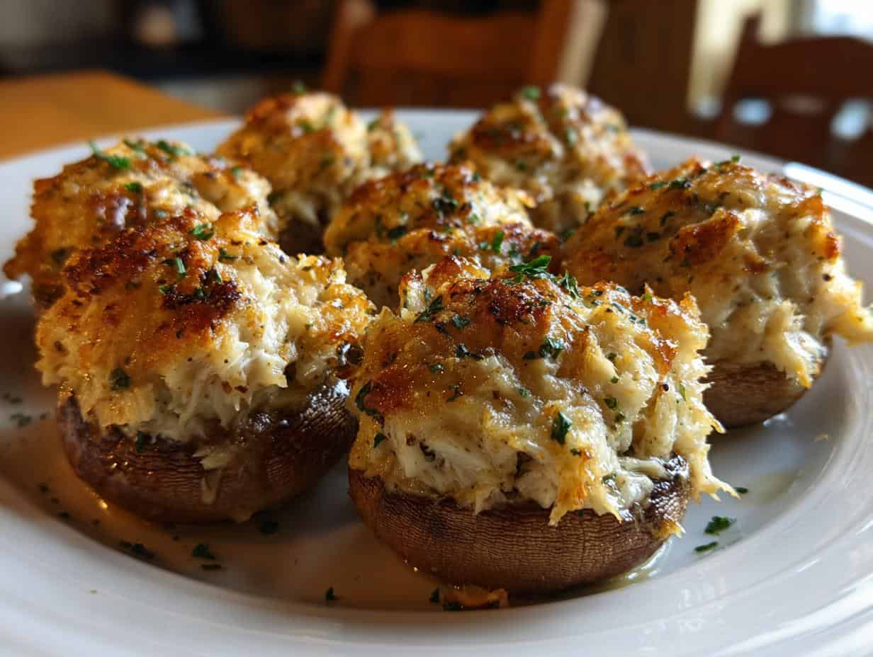 Crab-Stuffed Mushrooms