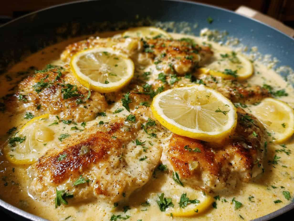 5-Minute Creamy Lemon Chicken Skillet - Creamy Lemon Chicken Skillet - additional detail