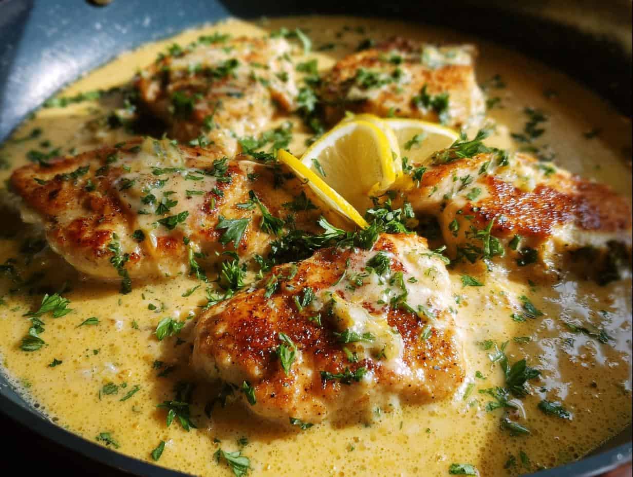 5-Minute Creamy Lemon Chicken Skillet - Creamy Lemon Chicken Skillet - additional detail