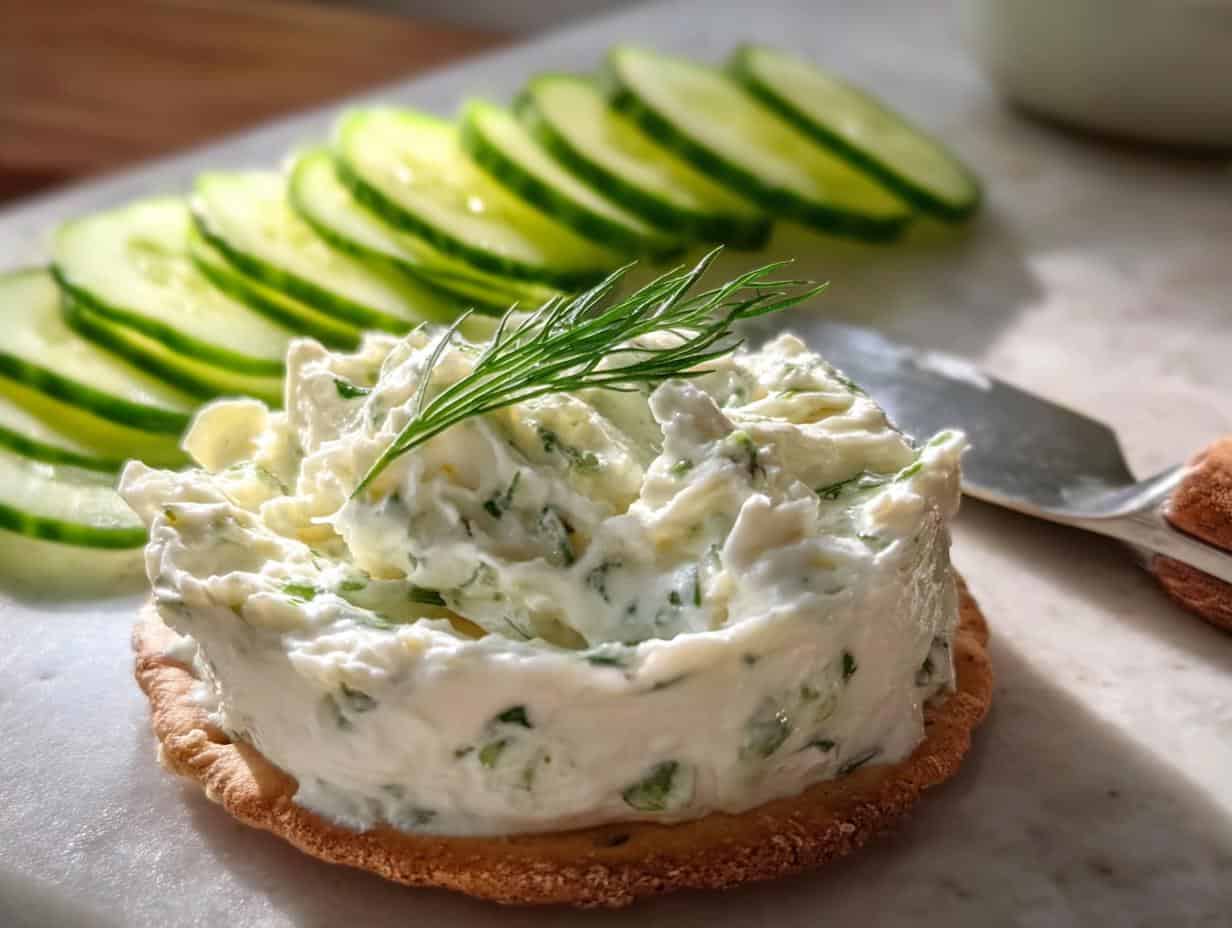 Cucumber Cream Cheese Spread