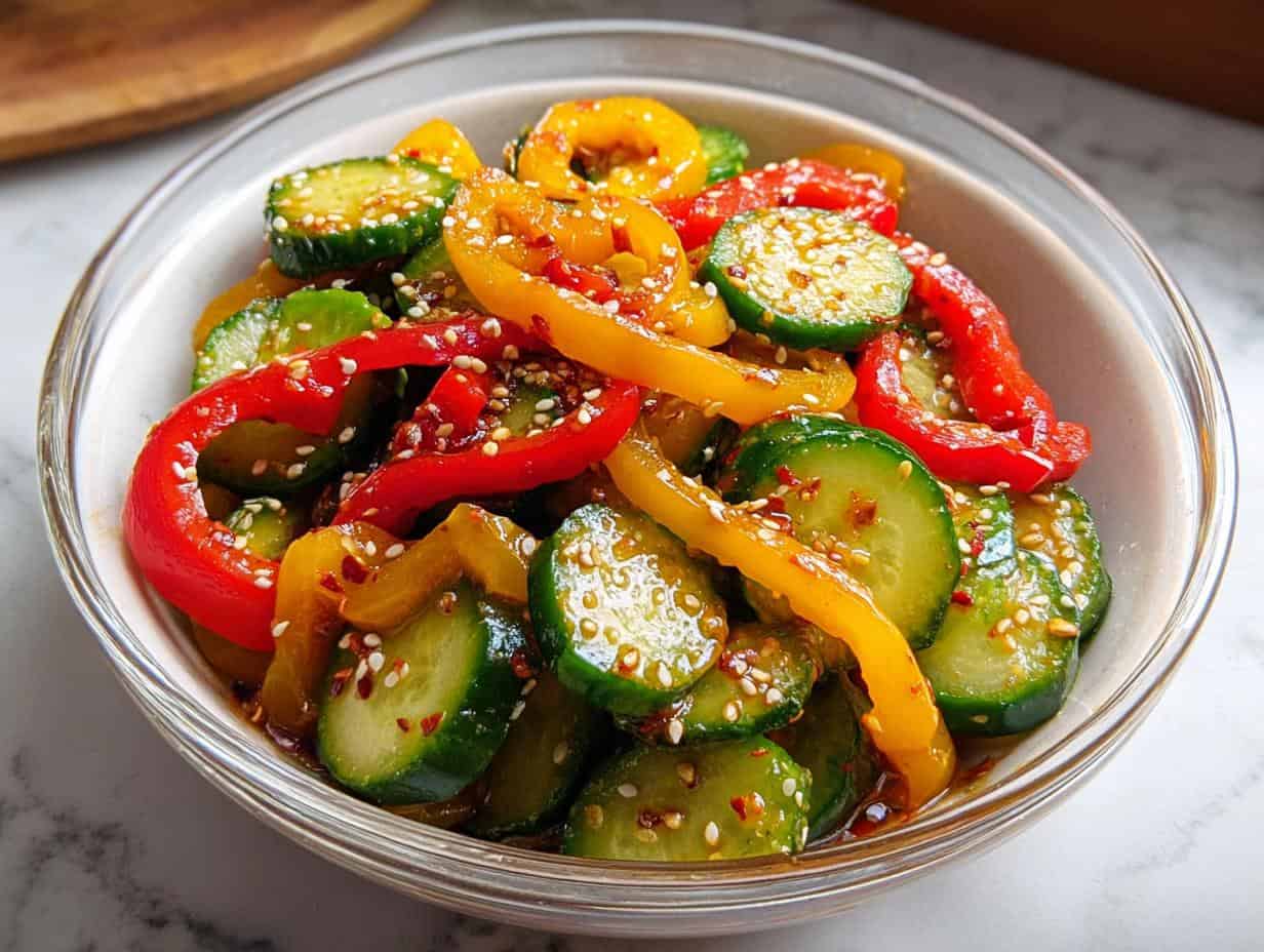 Cucumber Sweet Pepper Salad