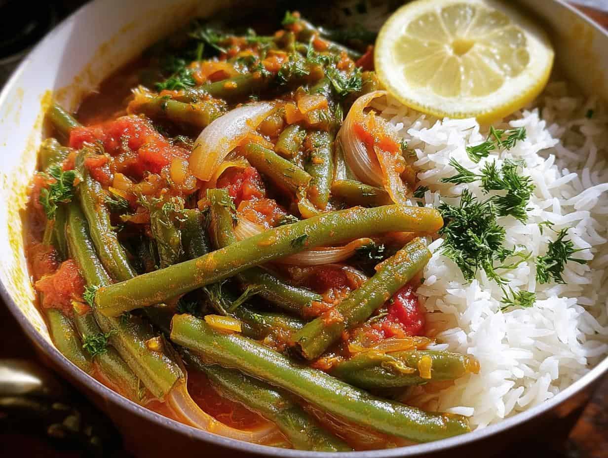 Hearty Lebanese Green Bean Stew: Easy 15-Min Prep - Lebanese Green Bean Stew - additional detail