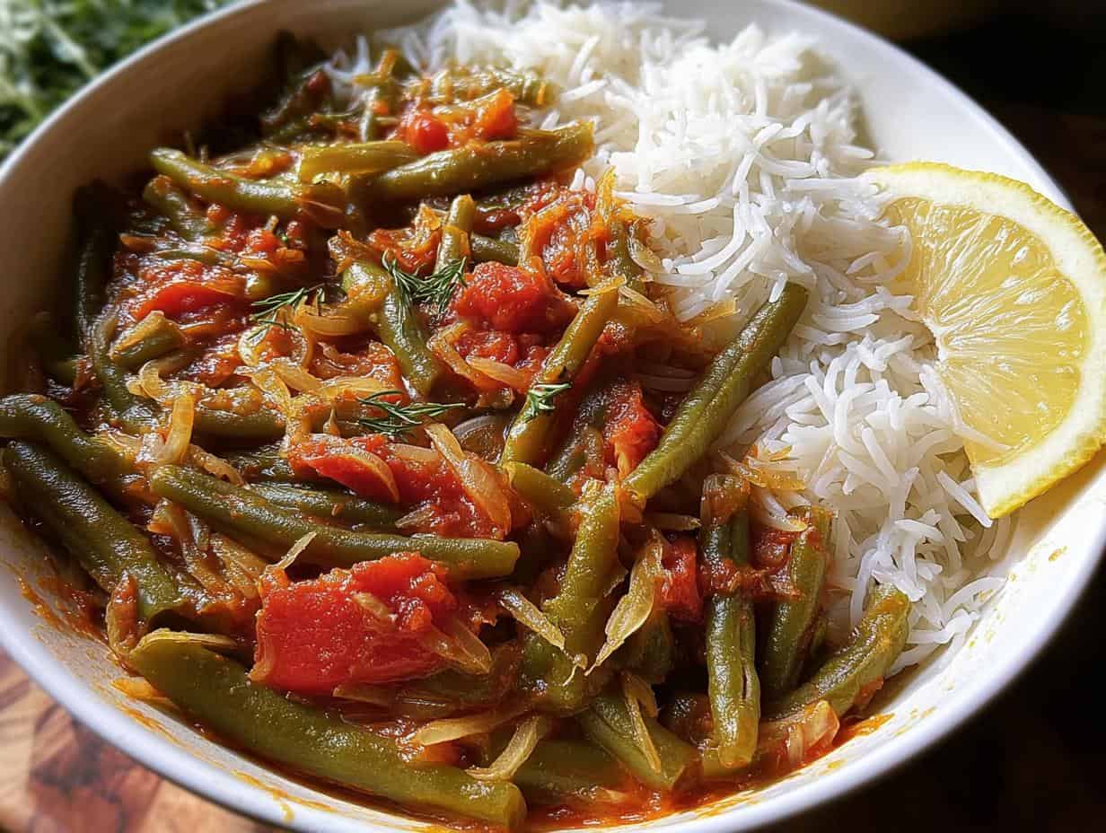 Hearty Lebanese Green Bean Stew: Easy 15-Min Prep - Lebanese Green Bean Stew - additional detail