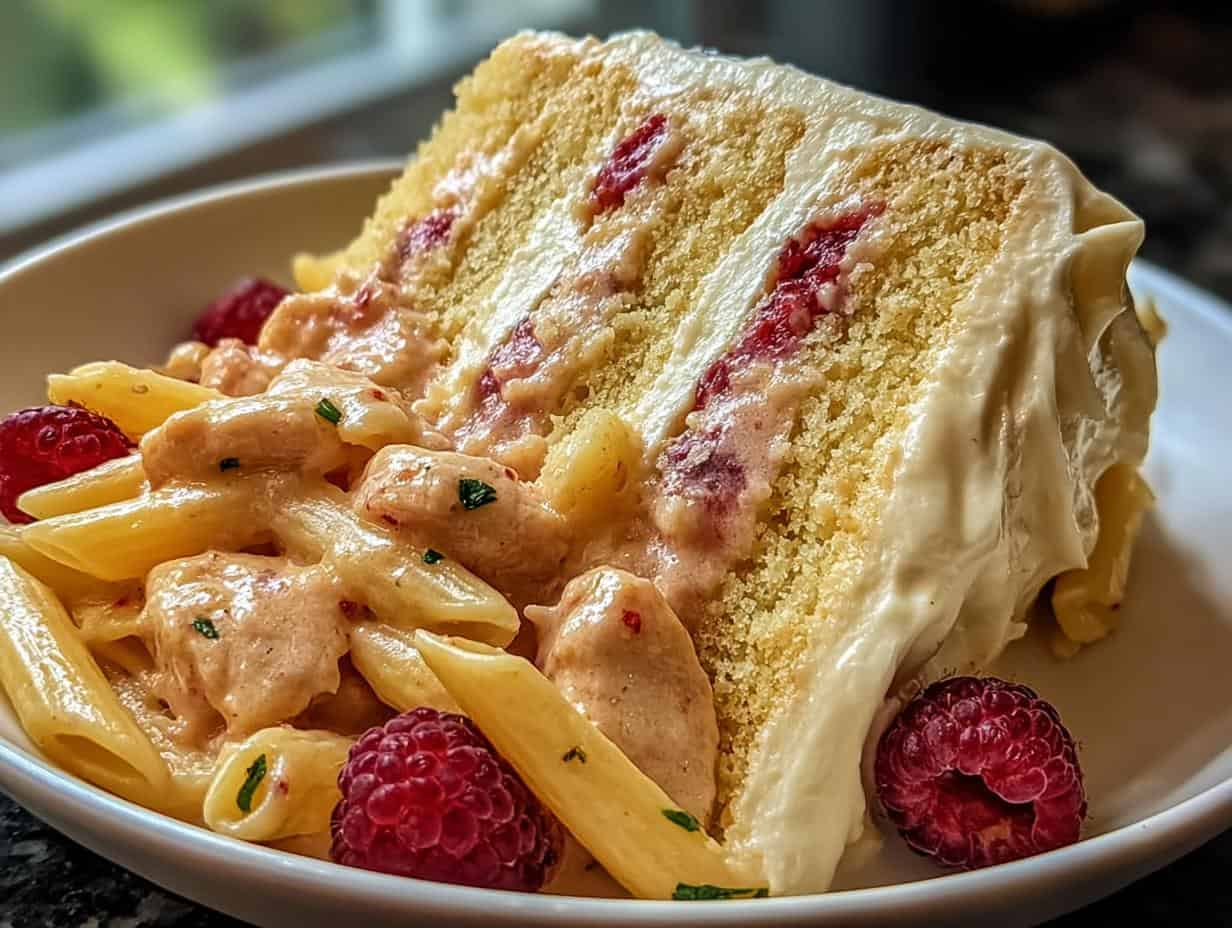 Lemon Raspberry Cake Incredible