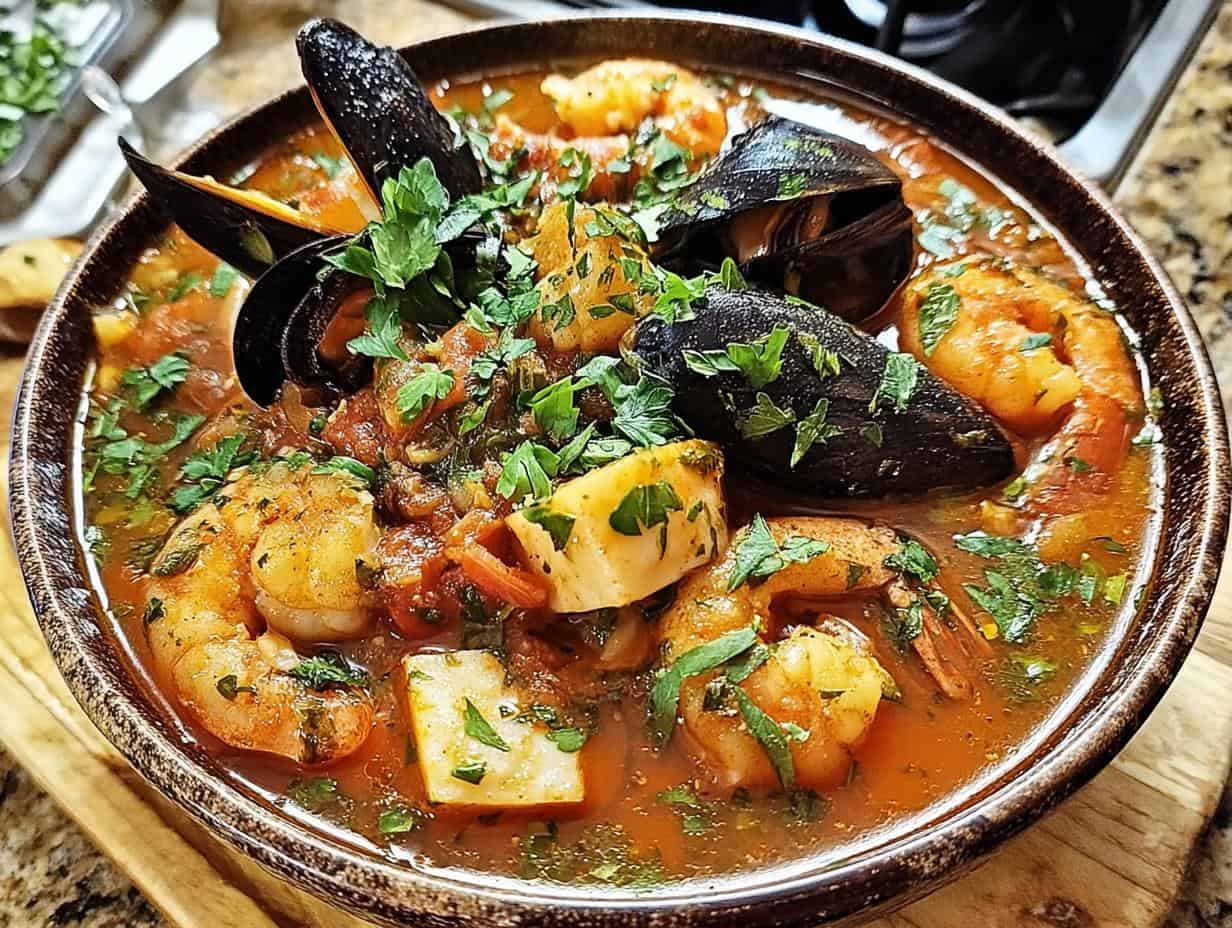 Mediterranean Seafood Stew Incredible