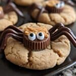 Peanut Butter Spider Cookies
