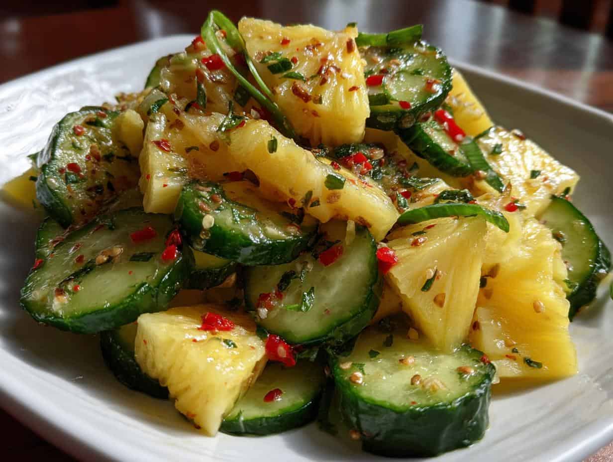 Pineapple Cucumber Salad