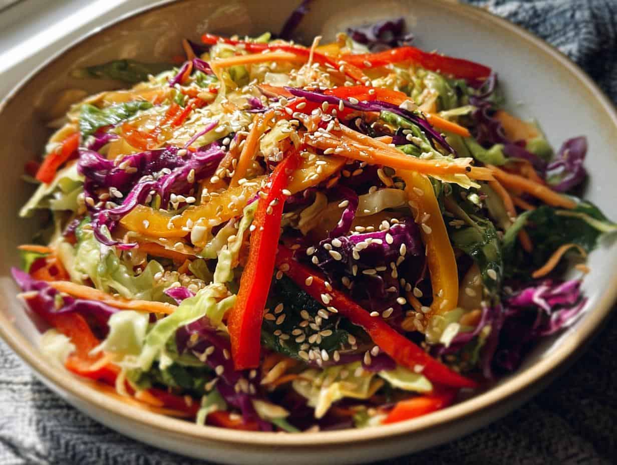 Asian Sesame Cabbage Salad
