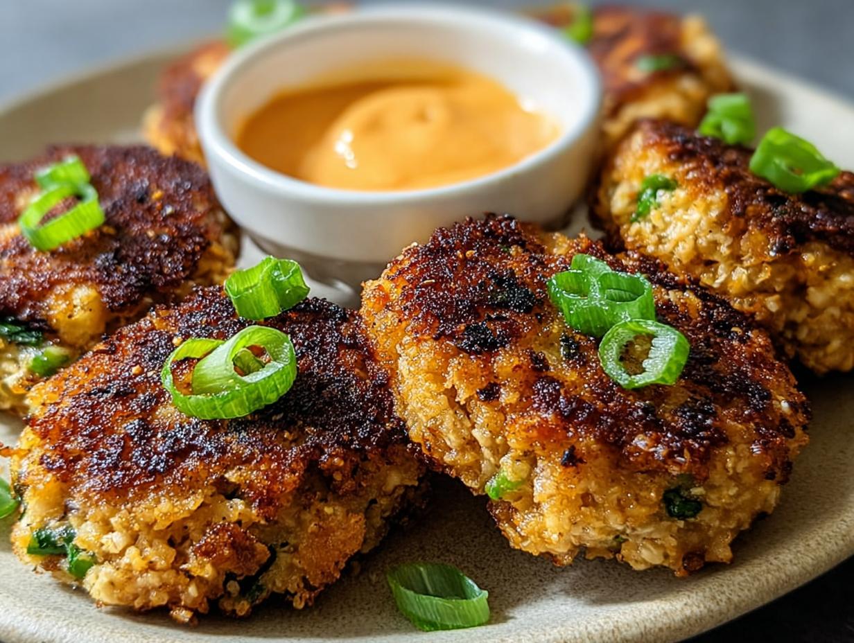 Asian Tuna Cakes Mayo - Asian Tuna Cakes Mayo - additional detail