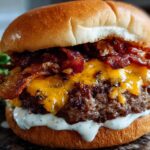 Bacon Cheddar Ranch Burgers