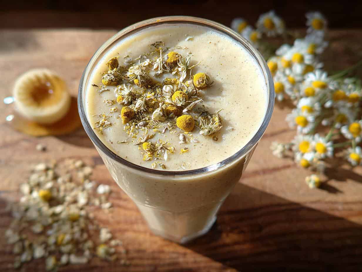 Perfect Banana Chamomile Tea Smoothie Delight - Banana Chamomile Tea Smoothie - main visual representation