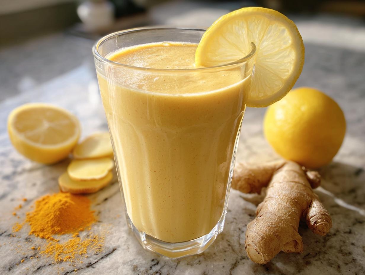 Banana Lemon Ginger Turmeric: Vibrant immunity boost - Banana Lemon Ginger Turmeric - additional detail