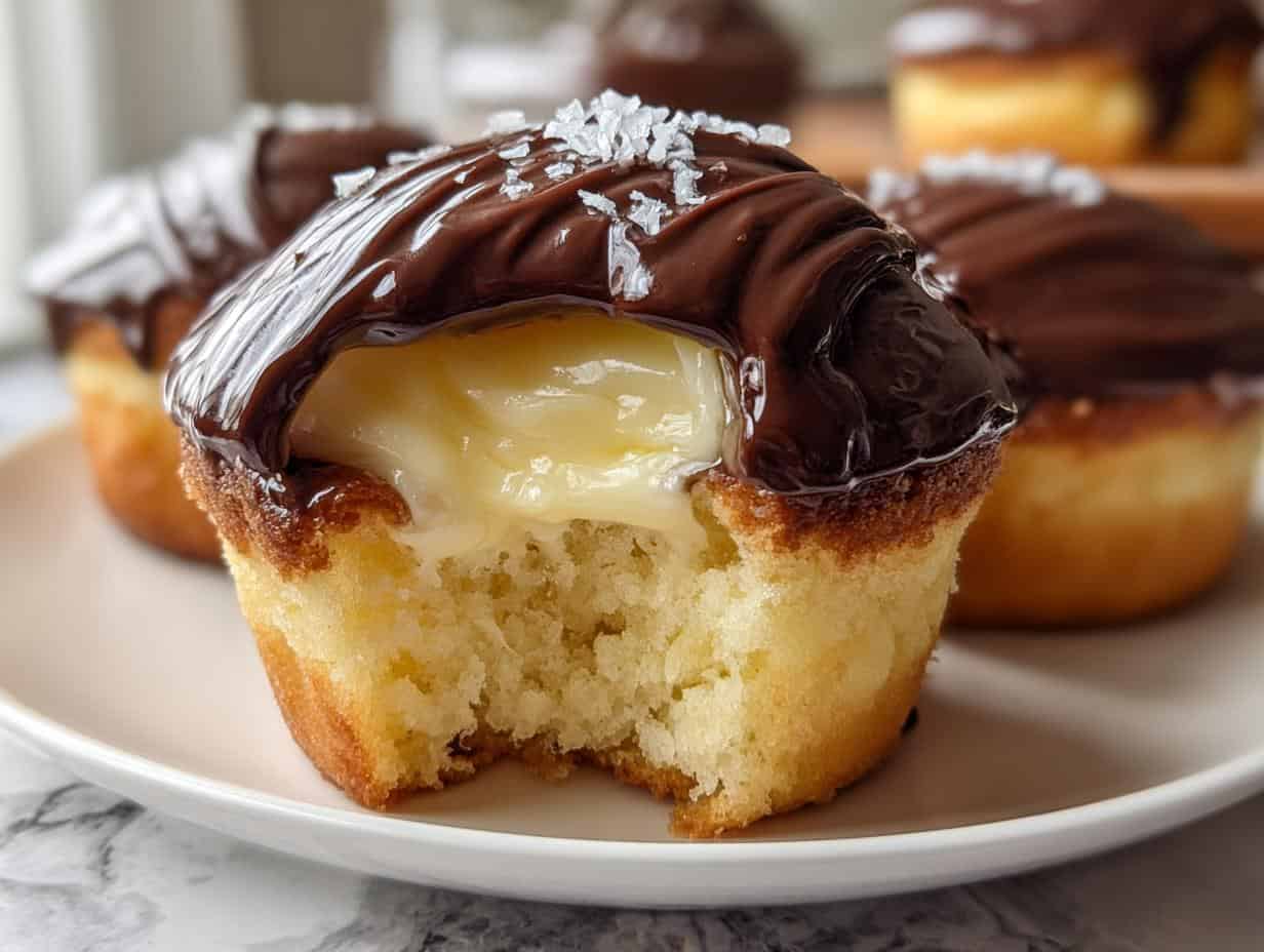 Boston Cream Pie Cupcakes: 1 Amazing Recipe - Boston Cream Pie Cupcakes - additional detail