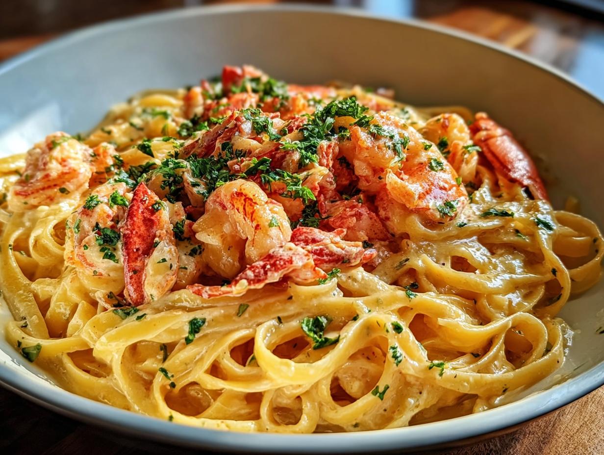 Buttered Lobster Pasta